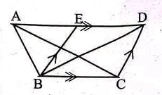 Figure showing parallel lines and triangles