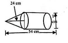 Combined cylinder and cone for question 6